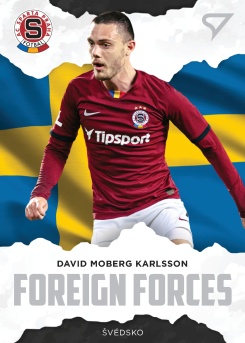 David M. Karlsson Sparta Praha SportZoo FORTUNA:LIGA 2020/21 Foreign Forces #FF26